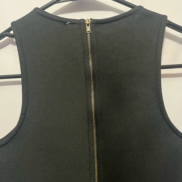 Monteau Black Peplum Top - Picture 6 of 7